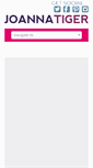 Mobile Screenshot of joannatiger.com